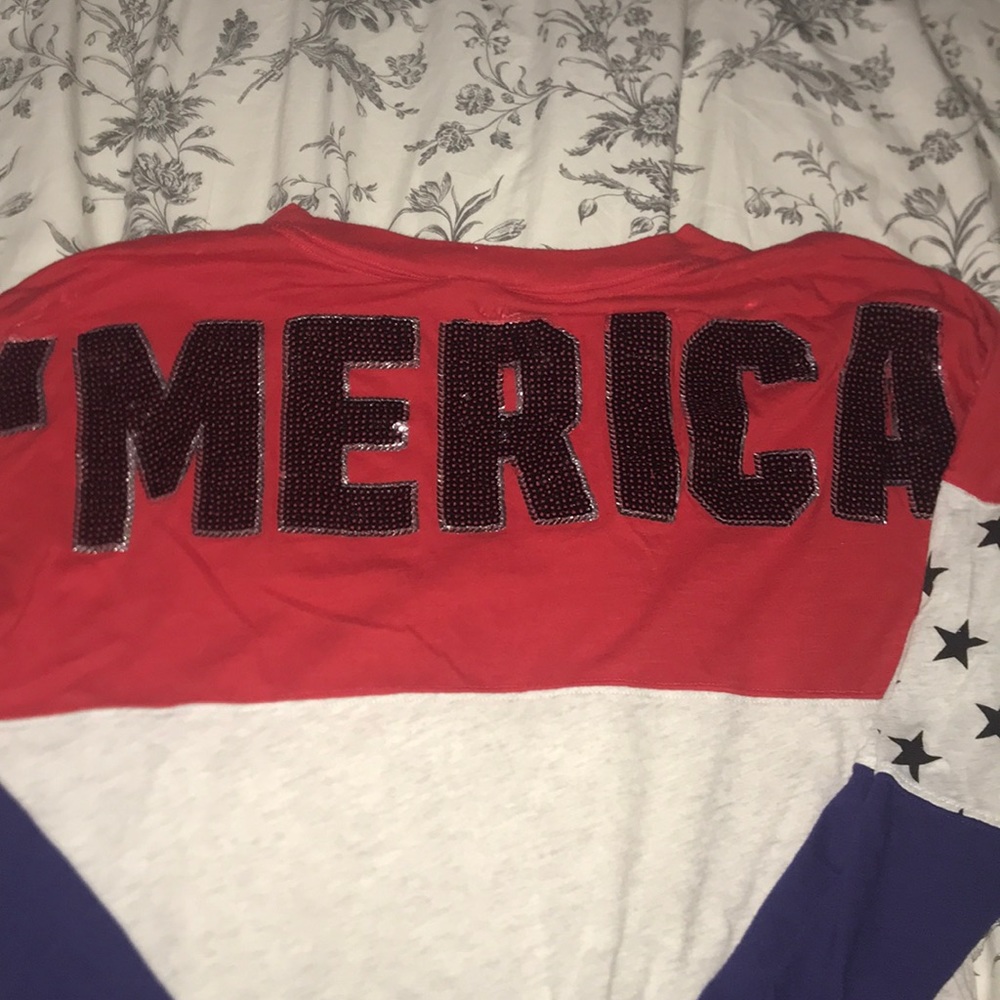 🇺🇸PINK bling long sleeve